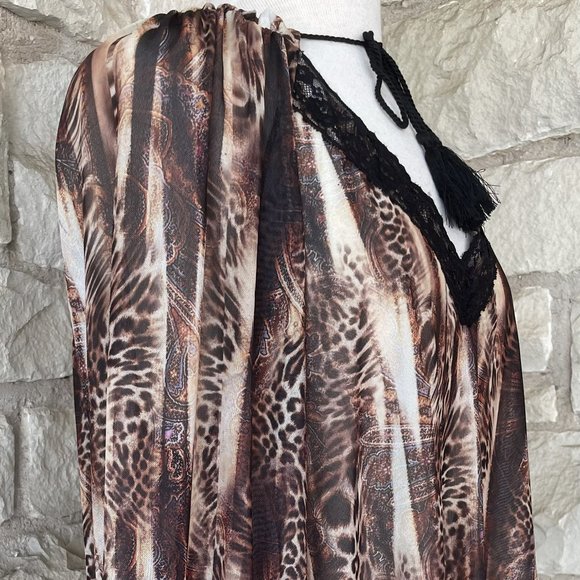 NWT Save The Faith Fiery Feline Boho Top - Picture 2 of 9